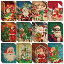 Papel de decoupage de Natal vintage PerKoop 48 folhas 21x30 cm