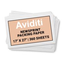 Papel de embalagem Aviditi Newsprint 17x27cm 4,5 kg 360 folhas