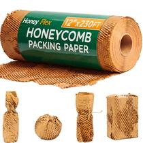 Papel de embalagem colmeia Honey Flex rolo 30 cm x 70 m