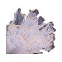 Papel De Embalagem De Flores Em Renda De Malha Com Ondas De Pérola 28cmx4yard Para Bouquet Artesanal