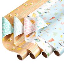 Papel de embrulho American Greetings Reversível 160 pés quadrados