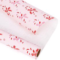 Papel de embrulho BIOBROWN Pink Bow Stone 43x10 m de Natal Papel de embrulho BIOBROWN Pink Bow Stone 43x10 m de Natal