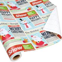 Papel de embrulho BIOBROWN Vintage Christmas 76cm x 12m Papel de embrulho BIOBROWN Vintage Christmas 76cm x 12m