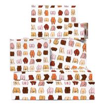 Papel de embrulho CENTRAL 23, 6 folhas, presente de aniversário rude 69x48cm Papel de embrulho CENTRAL 23, 6 folhas, presente de aniversário rude 69x48cm