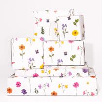 Papel de embrulho CENTRAL 23 Pink Flowers 6 folhas 69x48 cm