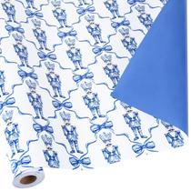 Papel de embrulho de Natal LaRibbons reversível 43x100 cm Papel de embrulho de Natal LaRibbons reversível 43x100 cm