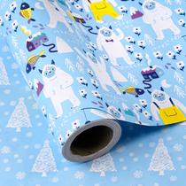 Papel de embrulho de Natal WRAPAHOLIC 76cm x 10m reversível