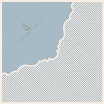 Papel de Embrulho de Ovo Páscoa Tema Clássico Cor Azul Perolado 35cmx35cm 25un