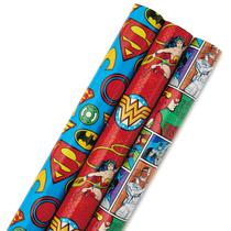 Papel de embrulho Hallmark Justice League 3 Rolls 60m² ttl