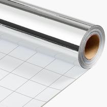 Papel de embrulho Merture Metallic Silver Jumbo Roll 7,62 mm