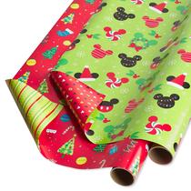 Papel de embrulho Papyrus Disney Christmas Mickey Mouse Kids Papel de embrulho Papyrus Disney Christmas Mickey Mouse Kids