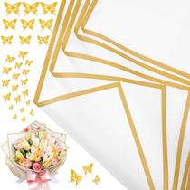 Papel de Embrulho para Flores Cridoz 56x56cm Impermeável 20 Folhas Papel de Embrulho para Flores Cridoz 56x56cm Impermeável 20 Folhas