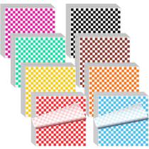 Papel de embrulho para sanduíches Futreo Checkered 800 folhas 30x30cm