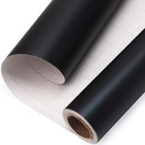 Papel de embrulho Ribbli Matte Black Metallic 76cm x 10mm Papel de embrulho Ribbli Matte Black Metallic 76cm x 10mm