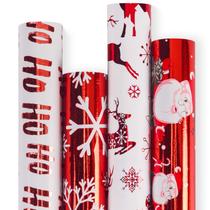 Papel de embrulho RUSPEPA Christmas Elements Collection x4 Papel de embrulho RUSPEPA Christmas Elements Collection x4