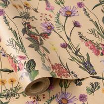 Papel de embrulho RUSPEPA Wild Flower 43cm x 10m Papel Kraft Papel de embrulho RUSPEPA Wild Flower 43cm x 10m Papel Kraft
