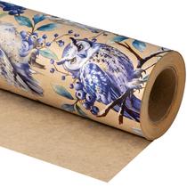 Papel de embrulho WRAPAHOLIC de 76 cm x 10 m Owl Kraft Papel de embrulho WRAPAHOLIC de 76 cm x 10 m Owl Kraft