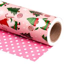 Papel de Embrulho WRAPAHOLIC Reversível 43x10 m Natal Papel de Embrulho WRAPAHOLIC Reversível 43x10 m Natal