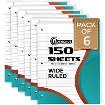 Papel de folha solta Rosmonde 900 folhas, pacote com 6 folhas de largura Papel de folha solta Rosmonde 900 folhas, pacote com 6 folhas de largura