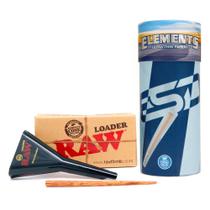 Papel de fumar RAW Elements tamaño King Size pre-enrollado, paquete de 50 Papel de fumar RAW Elements tamaño King Size pre-enrollado, paquete de 50