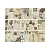 Papel De Fundo Para Álbum De Scrapbooking Vintage Tamanho Grande, 30 Unidades, Suprimentos Para