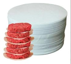 Papel De Hambúrguer Parafinado Separar A Carne 1 Kg 12,8cm Papel De Hambúrguer Parafinado Separar A Carne 1 Kg 12,8cm