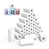 Papel de impressão instantânea 25 rolos para crianças Câmera instantânea Hikkon