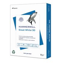 Papel de impressora Hammermill Great White 30% reciclado 500 folhas