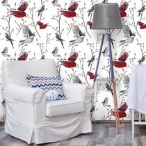 Papel De Parede - 0,58 X 1,50 M Birds