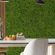 Papel de Parede 12M Adesivo Grama verde Paisagem 3d Vinilico Estampado Tropical Painel Auto Colante