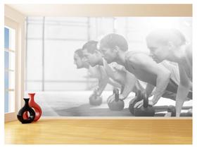 Papel De Parede 3D Academia Exercício Exercício Funcional 3,5M Aca23