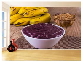 Papel De Parede 3D Alimentos Açai Cremoso Banana 3,5M Al440