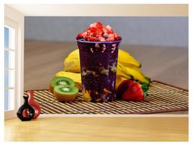 Papel De Parede 3D Alimentos Açai No Copo Frutas 3,5M Al439 - Você Decora