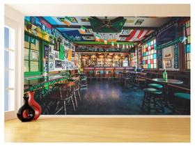 Papel De Parede 3D Alimentos Bar Adega Bebidas 3,5M Al545 Papel De Parede 3D Alimentos Bar Adega Bebidas 3,5M Al545