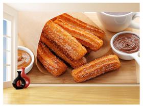 Papel De Parede 3D Alimentos Churros Recheados 3,5M Al349