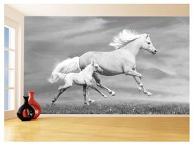 Papel De Parede 3D Animais Cavalo Filhote Potro 3,5M Anm348