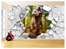 Papel De Parede 3D Animais Dinossauro Jurassic 3,5M Anm432 - Você Decora