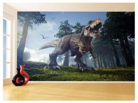 Papel De Parede 3D Animais Dinossauro Jurassic 3,5M Anm433