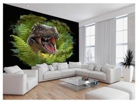 Papel De Parede 3D Animais Dinossauro Jurassic 3,5M Anm436