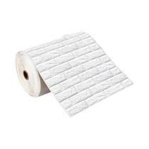 Papel De Parede 3D Autoadesivo Impermeável De Espuma Antiga 70cmx10m Para Sala De Estar E Quarto