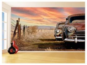 Papel De Parede 3D Carro Antigo Clássico Vintage 3,5M Cxr30 Papel De Parede 3D Carro Antigo Clássico Vintage 3,5M Cxr30