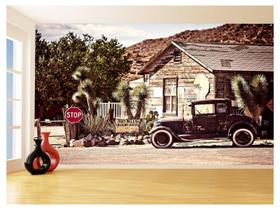 Papel De Parede 3D Carro Antigo Clássico Vintage 3,5M Cxr33 Papel De Parede 3D Carro Antigo Clássico Vintage 3,5M Cxr33