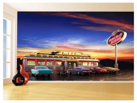 Papel De Parede 3D Carro Antigo Clássico Vintage 3,5M Cxr35 Papel De Parede 3D Carro Antigo Clássico Vintage 3,5M Cxr35