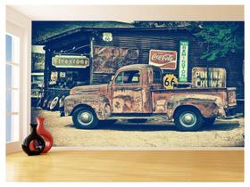 Papel De Parede 3D Carro Antigo Clássico Vintage 3,5M Cxr38 Papel De Parede 3D Carro Antigo Clássico Vintage 3,5M Cxr38