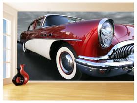 Papel De Parede 3D Carro Antigo Clássico Vintage 3,5M Cxr41