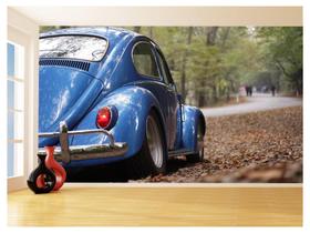 Papel De Parede 3D Carro Antigo Fusca Beetle 3,5M Cxr116