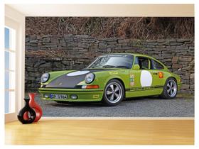 Papel De Parede 3D Carro Cássico Porsche 911 Ruf 3,5M Cxr72