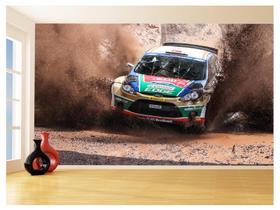 Papel De Parede 3D Carro Ford Rally Lama Offroad 3,5M Car70