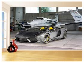 Papel De Parede 3D Carro Lamborghini Aventador 3,5M Car174