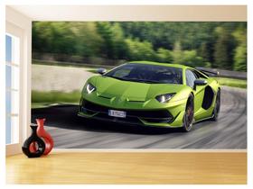 Papel De Parede 3D Carro Lamborghini Aventador 3,5M Car189